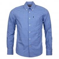 barbour leonard shirt marine blue xl