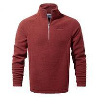 barston half zip carmine red