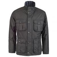 barbour winter utility wax jacket navy s