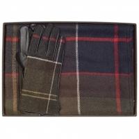Barbour Scarf and Glove Gift Box, Classic, One Size