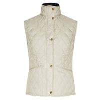 Barbour Summer Liddesdale Gilet, Pearl, UK8