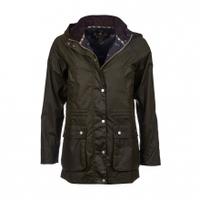 Barbour Brae Wax Parka, Seaweed, 12