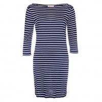 Barbour Wharf Dress, Navy, UK18