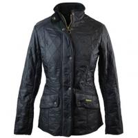 barbour cavalry polarquilt jacket black 