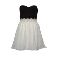 Bandeau Chiffon Prom Dress