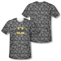 batman caped crusader repeat frontback print