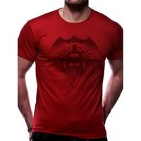 Batman V Superman - Fear The Batman Men\'s X-Large T-Shirt - Red