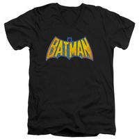 Batman - Batman Neon Distress Logo V-Neck