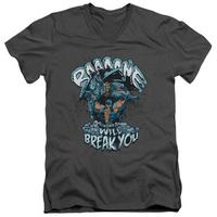 batman bane will break you v neck