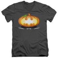 Batman - Bat Pumpkin Logo V-Neck
