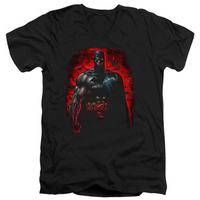 batman red knight v neck