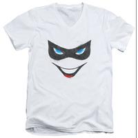 batman harley face v neck