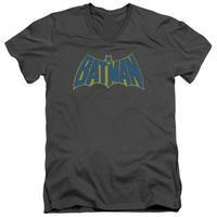 batman sketch logo v neck
