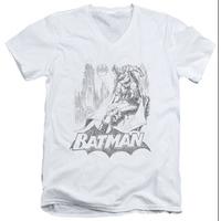 Batman - Bat Sketch V-Neck
