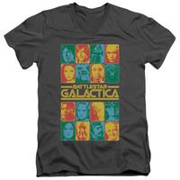 battlestar galactica 35th anniversary cast v neck