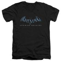 batman arkham origins logo v neck