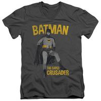 batman classic tv caped crusader v neck
