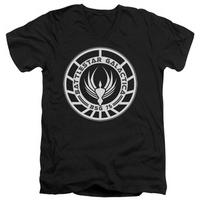 battlestar galactica galactica badge v neck