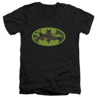 batman camo logo v neck