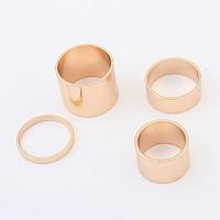 Band Rings Jewelry Euramerican Fashion Alloy Jewelry Jewelry For Wedding Party Special Occasion 1set