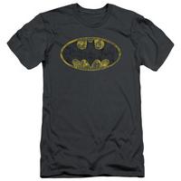 batman tattered logo slim fit