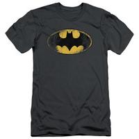 Batman - Destroyed Logo (slim fit)