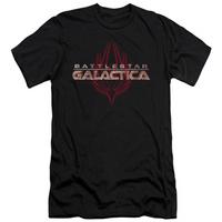 battlestar galactica logo with phoenix slim fit