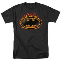 batman bat flames shield