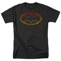 batman flame outlined logo