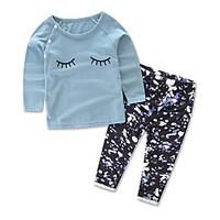 Baby Girl Clothes Cotton Long Sleeve T-shirt Clothing Kids Leisure time Set