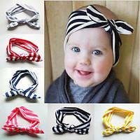 Baby Girls Headbands Bow Stripe Infant Toddler Girl Headband Clips Hairband Hair Band Accessories