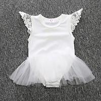 baby casualdaily solid dress cotton summer black white