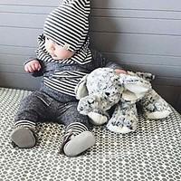 baby fashionable and lovely cotton stripe spell hat coat in succession ...