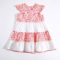 baby casualdaily color block print dress cotton summer 