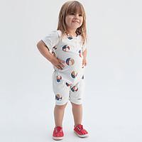 Baby Infants And Young Children Cotton Fashion cartoon pattern Bear Short-Sleeved Clothing Jumpsuit Climb Clothes