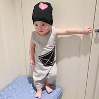 Baby Infants And Young Children Cotton Fashion Cartoon Pattern Sleeveless Clothing Jumpsuit Climb Clothes