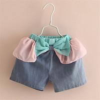 Baby Kids Girls Satin Ruffle Shorts Children Bowknot Lace Girls Bloomers Girls Ruffle Shorts