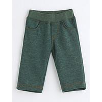 baby solid color pants cotton spring fall