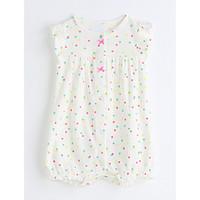 baby print one pieces cotton summer short sleeve