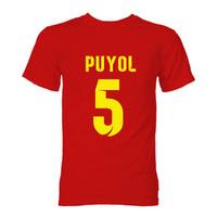 Barcelona Carlos Puyol Hero T-Shirt (Red)