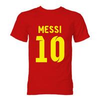 Barcelona Lionel Messi Hero T-Shirt (Red)