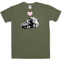 Banksy T Shirt - Love Tanks