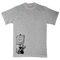 Banksy T Shirt - Go Back To Bed