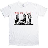 Banksy T Shirt - Thug For Life Oaps
