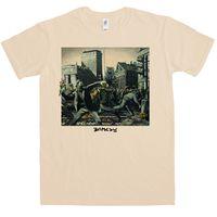 Banksy T Shirt - Riot Painting