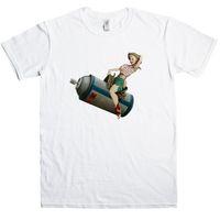 Banksy T Shirt - Ride Em Cowgirl