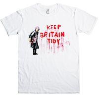 Banksy T Shirt - Keep Britain Tidy