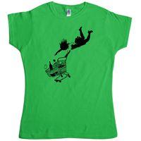 Banksy Women\'s T Shirt - Shop Til You Drop