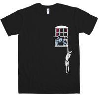 banksy t shirt window lovers