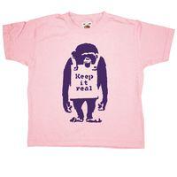 Banksy Kids T Shirt - Keep It Real